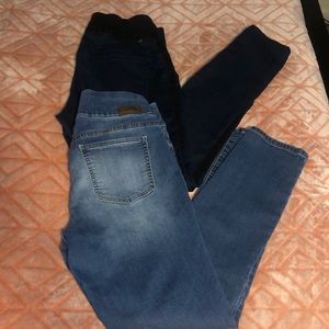 Two pairs of JAG jeans leggings